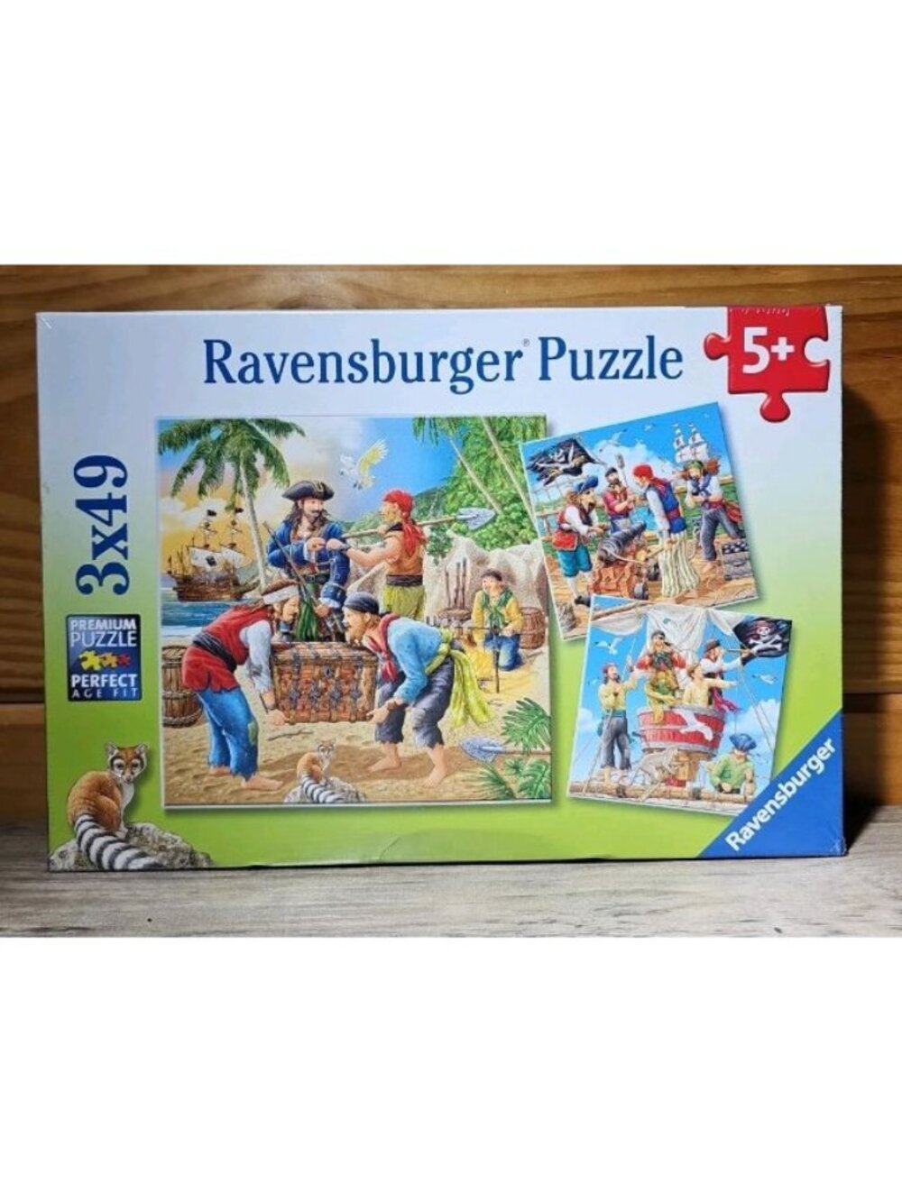 Ravensburger PIRATES Puzzles 3 x 49 pieces - Adventures on the High Seas